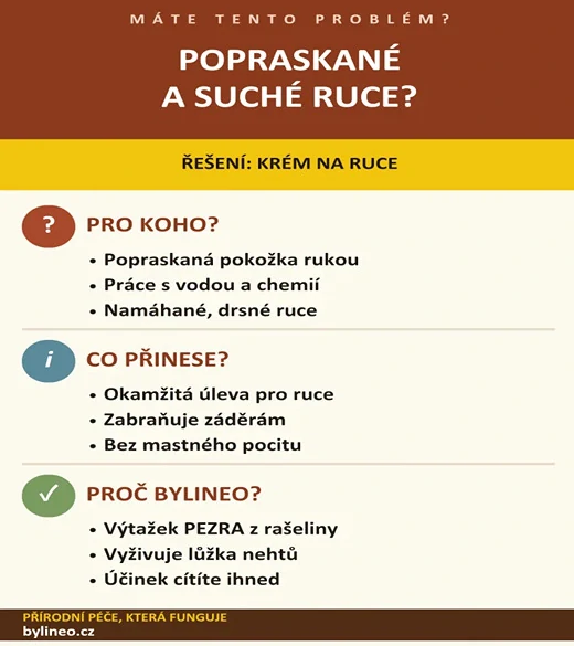 KRÉM NA RUCE - vyživuje a zvláčňuje