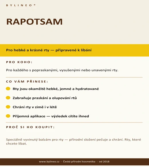 RAPOTSAM - na suché rty-funguje okamžitě.